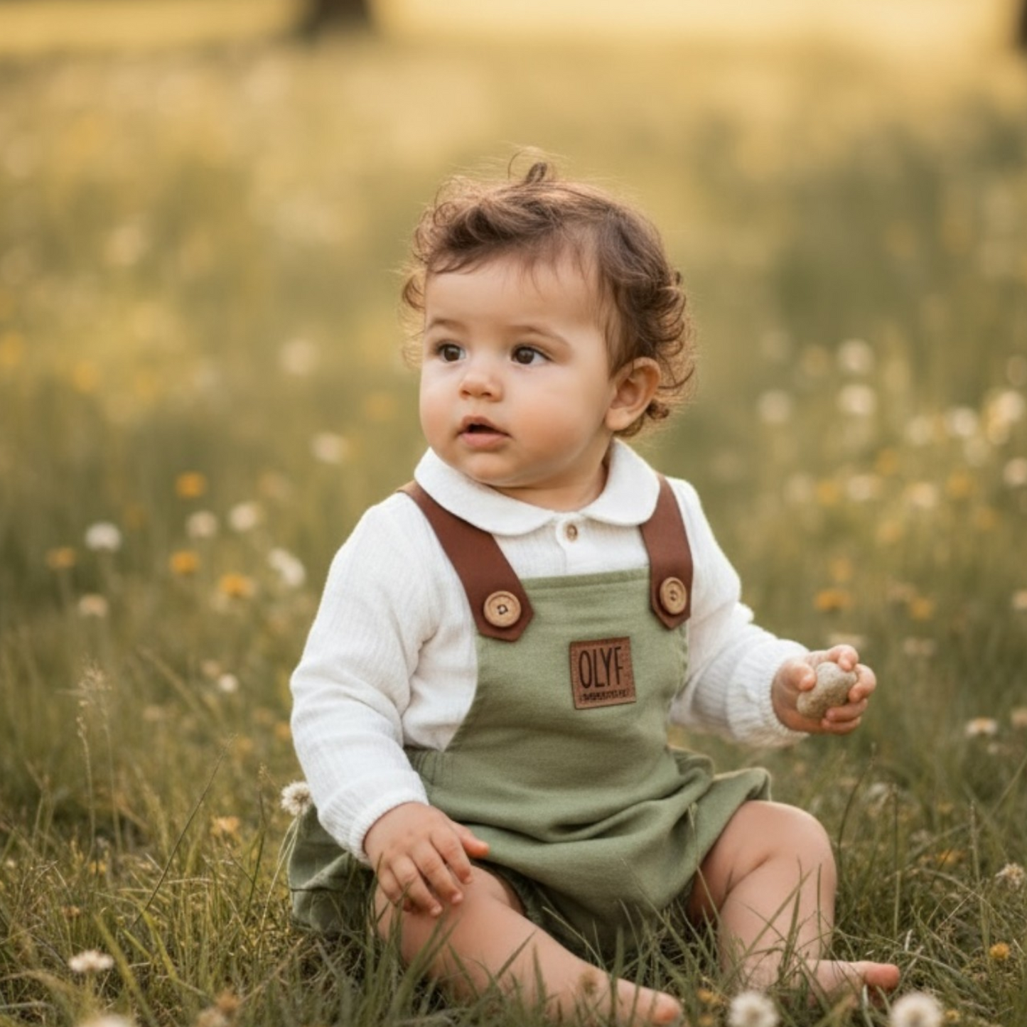 Remi Romper- Olive