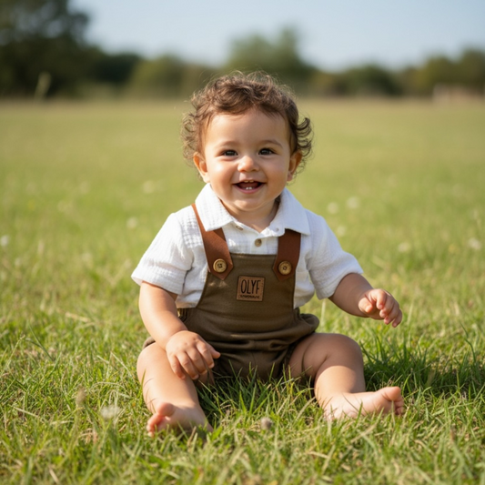 Remi Romper- Brown