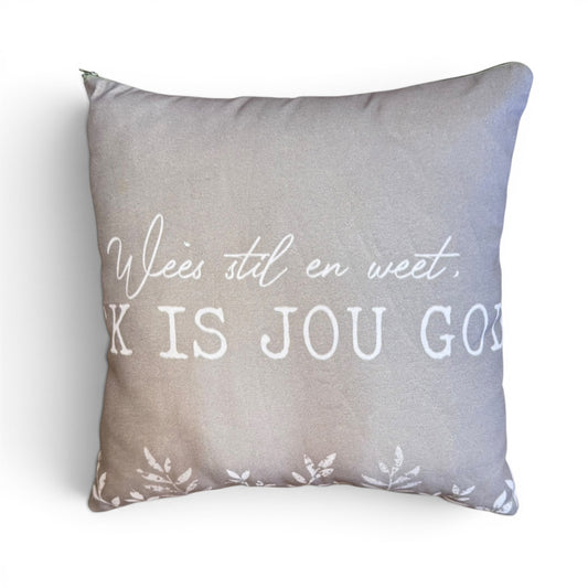 Scatter Cushion- Wees stil en weet