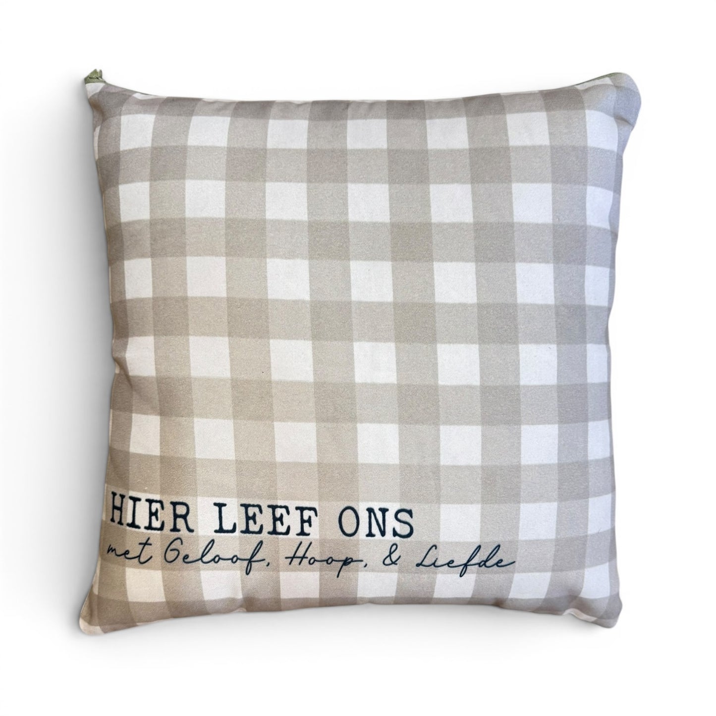 Scatter Cushion- Hier leef ons