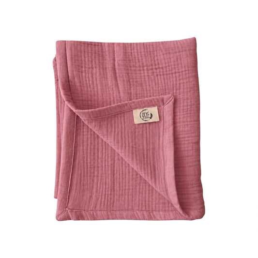 Muslin Swaddle Dusty Pink