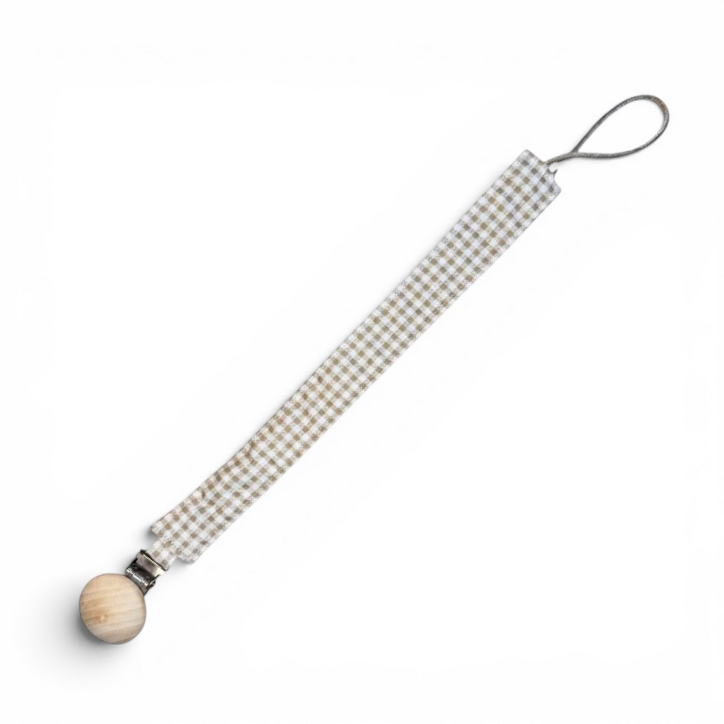 Olyf Dummy Clip Beige check