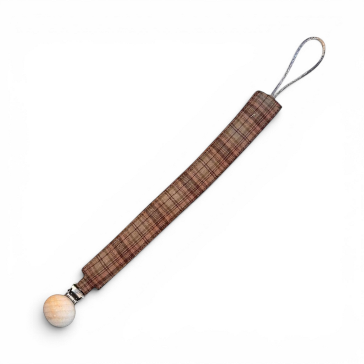 Olyf Dummy Clip brown check