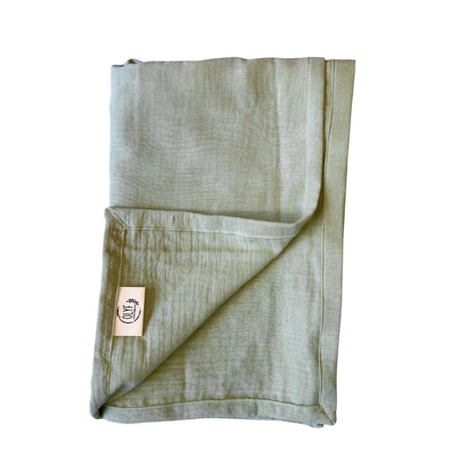 Muslin Swaddle Blanket Sage