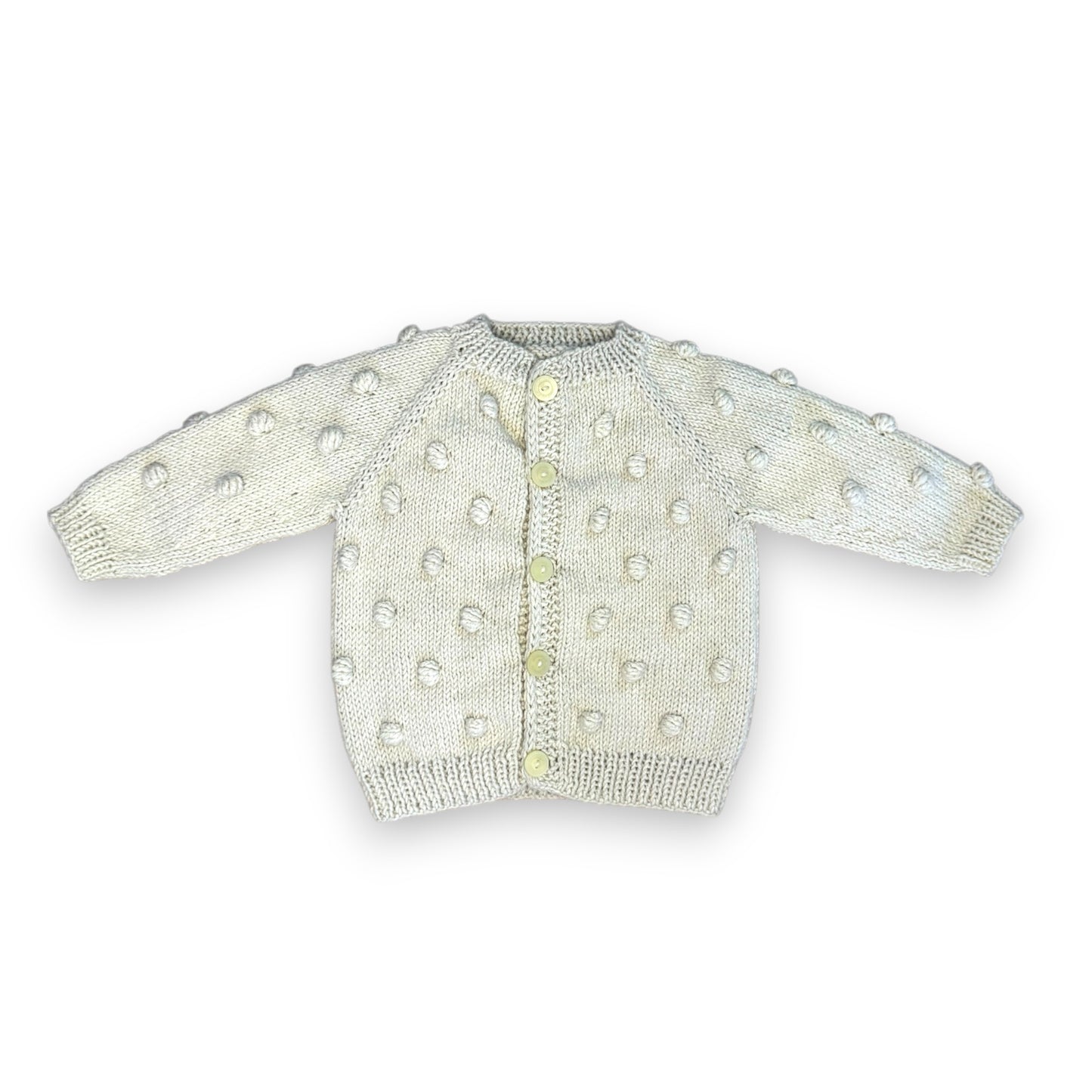Soft Knot Cardigan -Ivory